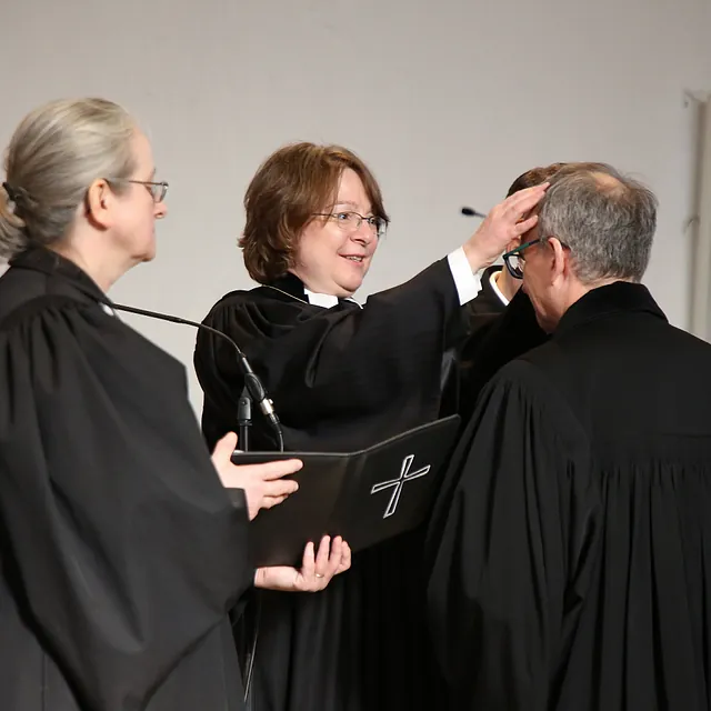 Segnung durch Frau Bischöfin