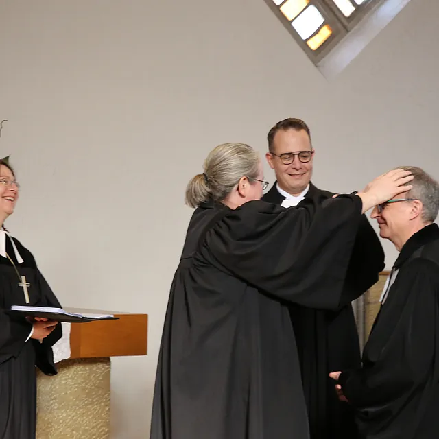 Segnung durch Pfarrerin Hahn (Pinzgau)