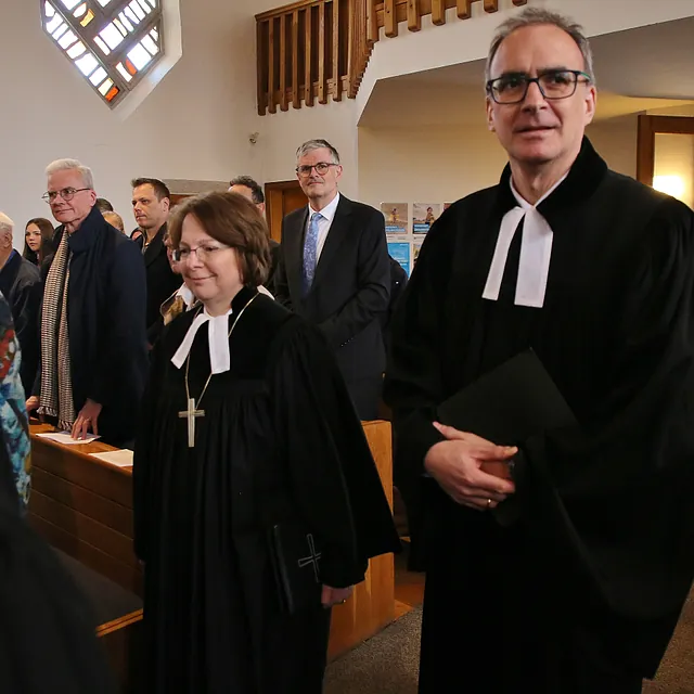 Einzug von Frau Bischöfin mit Olivier Dantine